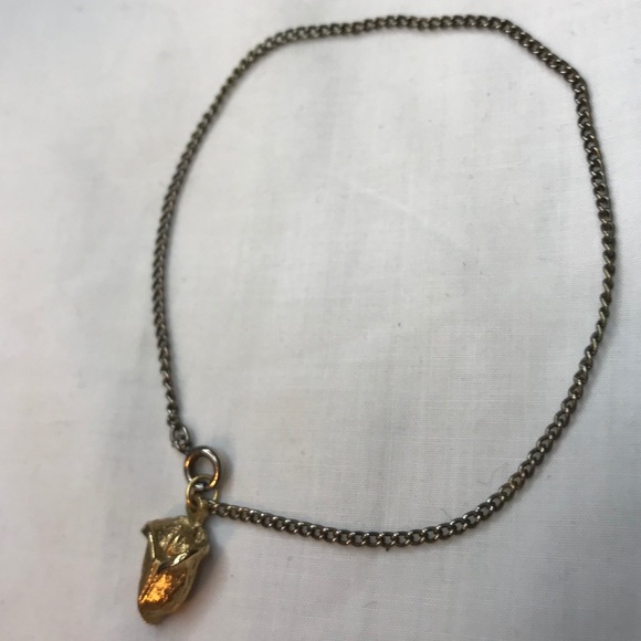 Gold Tint Rose Charm Bracelet - Picture 3 of 5